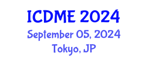 International Conference on Defense and Military Engineering (ICDME) September 05, 2024 - Tokyo, Japan