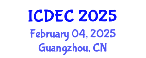 International Conference on Defense Electronics and Communications (ICDEC) February 04, 2025 - Guangzhou, China