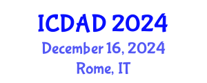 International Conference on Dementia and Alzheimer's Disease (ICDAD) December 16, 2024 - Rome, Italy