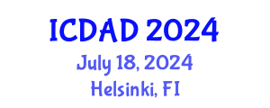 International Conference on Dementia and Alzheimer's Disease (ICDAD) July 18, 2024 - Helsinki, Finland