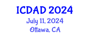 International Conference on Dementia and Alzheimer's Disease (ICDAD) July 11, 2024 - Ottawa, Canada