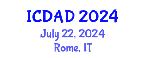 International Conference on Dementia and Alzheimer's Disease (ICDAD) July 22, 2024 - Rome, Italy