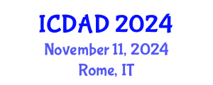 International Conference on Dementia and Alzheimer's Disease (ICDAD) November 11, 2024 - Rome, Italy