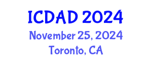International Conference on Dementia and Alzheimer's Disease (ICDAD) November 25, 2024 - Toronto, Canada