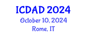 International Conference on Dementia and Alzheimer's Disease (ICDAD) October 10, 2024 - Rome, Italy