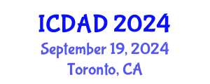 International Conference on Dementia and Alzheimer's Disease (ICDAD) September 19, 2024 - Toronto, Canada