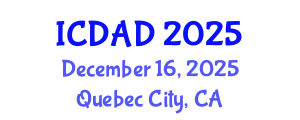 International Conference on Dementia and Alzheimer's Disease (ICDAD) December 16, 2025 - Quebec City, Canada