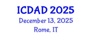 International Conference on Dementia and Alzheimer's Disease (ICDAD) December 13, 2025 - Rome, Italy