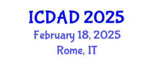 International Conference on Dementia and Alzheimer's Disease (ICDAD) February 18, 2025 - Rome, Italy