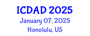 International Conference on Dementia and Alzheimer's Disease (ICDAD) January 07, 2025 - Honolulu, United States