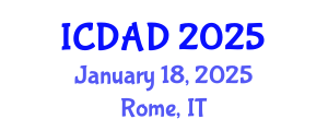 International Conference on Dementia and Alzheimer's Disease (ICDAD) January 18, 2025 - Rome, Italy