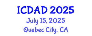 International Conference on Dementia and Alzheimer's Disease (ICDAD) July 15, 2025 - Quebec City, Canada