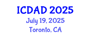 International Conference on Dementia and Alzheimer's Disease (ICDAD) July 19, 2025 - Toronto, Canada