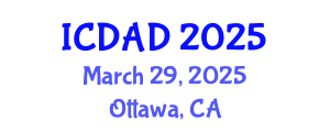 International Conference on Dementia and Alzheimer's Disease (ICDAD) March 29, 2025 - Ottawa, Canada