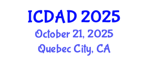 International Conference on Dementia and Alzheimer's Disease (ICDAD) October 21, 2025 - Quebec City, Canada