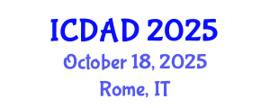 International Conference on Dementia and Alzheimer's Disease (ICDAD) October 18, 2025 - Rome, Italy
