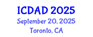 International Conference on Dementia and Alzheimer's Disease (ICDAD) September 20, 2025 - Toronto, Canada