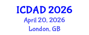 International Conference on Dementia and Alzheimer's Disease (ICDAD) April 20, 2026 - London, United Kingdom International Conference on Dementia and Alzheimer's Disease (ICDAD) April 20, 2026 - London, United Kingdom