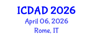 International Conference on Dementia and Alzheimer's Disease (ICDAD) April 06, 2026 - Rome, Italy International Conference on Dementia and Alzheimer's Disease (ICDAD) April 06, 2026 - Rome, Italy
