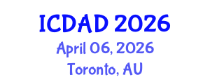 International Conference on Dementia and Alzheimer's Disease (ICDAD) April 06, 2026 - Toronto, Australia International Conference on Dementia and Alzheimer's Disease (ICDAD) April 06, 2026 - Toronto, Australia