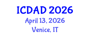 International Conference on Dementia and Alzheimer's Disease (ICDAD) April 13, 2026 - Venice, Italy International Conference on Dementia and Alzheimer's Disease (ICDAD) April 13, 2026 - Venice, Italy