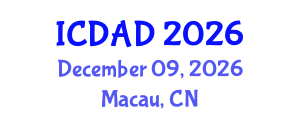 International Conference on Dementia and Alzheimer's Disease (ICDAD) December 09, 2026 - Macau, China International Conference on Dementia and Alzheimer's Disease (ICDAD) December 09, 2026 - Macau, China