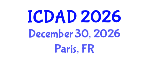 International Conference on Dementia and Alzheimer's Disease (ICDAD) December 30, 2026 - Paris, France International Conference on Dementia and Alzheimer's Disease (ICDAD) December 30, 2026 - Paris, France