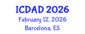 International Conference on Dementia and Alzheimer's Disease (ICDAD) February 12, 2026 - Barcelona, Spain International Conference on Dementia and Alzheimer's Disease (ICDAD) February 12, 2026 - Barcelona, Spain