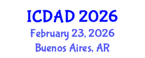 International Conference on Dementia and Alzheimer's Disease (ICDAD) February 23, 2026 - Buenos Aires, Argentina International Conference on Dementia and Alzheimer's Disease (ICDAD) February 23, 2026 - Buenos Aires, Argentina
