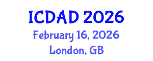International Conference on Dementia and Alzheimer's Disease (ICDAD) February 16, 2026 - London, United Kingdom International Conference on Dementia and Alzheimer's Disease (ICDAD) February 16, 2026 - London, United Kingdom