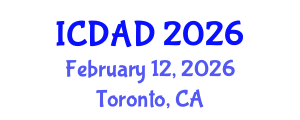 International Conference on Dementia and Alzheimer's Disease (ICDAD) February 12, 2026 - Toronto, Canada International Conference on Dementia and Alzheimer's Disease (ICDAD) February 12, 2026 - Toronto, Canada