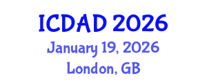International Conference on Dementia and Alzheimer's Disease (ICDAD) January 19, 2026 - London, United Kingdom International Conference on Dementia and Alzheimer's Disease (ICDAD) January 19, 2026 - London, United Kingdom