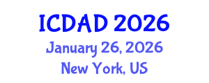 International Conference on Dementia and Alzheimer's Disease (ICDAD) January 26, 2026 - New York, United States International Conference on Dementia and Alzheimer's Disease (ICDAD) January 26, 2026 - New York, United States