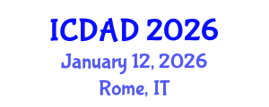 International Conference on Dementia and Alzheimer's Disease (ICDAD) January 12, 2026 - Rome, Italy International Conference on Dementia and Alzheimer's Disease (ICDAD) January 12, 2026 - Rome, Italy
