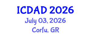 International Conference on Dementia and Alzheimer's Disease (ICDAD) July 03, 2026 - Corfu, Greece International Conference on Dementia and Alzheimer's Disease (ICDAD) July 03, 2026 - Corfu, Greece