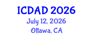 International Conference on Dementia and Alzheimer's Disease (ICDAD) July 12, 2026 - Ottawa, Canada International Conference on Dementia and Alzheimer's Disease (ICDAD) July 12, 2026 - Ottawa, Canada