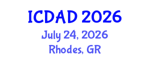 International Conference on Dementia and Alzheimer's Disease (ICDAD) July 24, 2026 - Rhodes, Greece International Conference on Dementia and Alzheimer's Disease (ICDAD) July 24, 2026 - Rhodes, Greece
