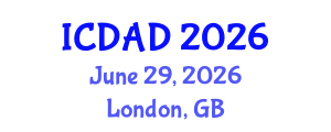 International Conference on Dementia and Alzheimer's Disease (ICDAD) June 29, 2026 - London, United Kingdom International Conference on Dementia and Alzheimer's Disease (ICDAD) June 29, 2026 - London, United Kingdom