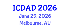 International Conference on Dementia and Alzheimer's Disease (ICDAD) June 29, 2026 - Melbourne, Australia International Conference on Dementia and Alzheimer's Disease (ICDAD) June 29, 2026 - Melbourne, Australia