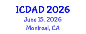 International Conference on Dementia and Alzheimer's Disease (ICDAD) June 15, 2026 - Montreal, Canada International Conference on Dementia and Alzheimer's Disease (ICDAD) June 15, 2026 - Montreal, Canada