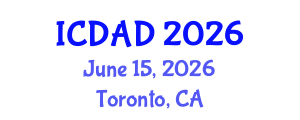 International Conference on Dementia and Alzheimer's Disease (ICDAD) June 15, 2026 - Toronto, Canada International Conference on Dementia and Alzheimer's Disease (ICDAD) June 15, 2026 - Toronto, Canada