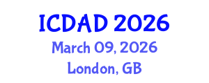 International Conference on Dementia and Alzheimer's Disease (ICDAD) March 09, 2026 - London, United Kingdom International Conference on Dementia and Alzheimer's Disease (ICDAD) March 09, 2026 - London, United Kingdom
