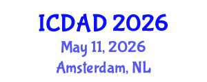 International Conference on Dementia and Alzheimer's Disease (ICDAD) May 11, 2026 - Amsterdam, Netherlands International Conference on Dementia and Alzheimer's Disease (ICDAD) May 11, 2026 - Amsterdam, Netherlands