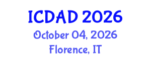 International Conference on Dementia and Alzheimer's Disease (ICDAD) October 04, 2026 - Florence, Italy International Conference on Dementia and Alzheimer's Disease (ICDAD) October 04, 2026 - Florence, Italy