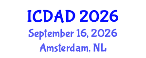 International Conference on Dementia and Alzheimer's Disease (ICDAD) September 16, 2026 - Amsterdam, Netherlands International Conference on Dementia and Alzheimer's Disease (ICDAD) September 16, 2026 - Amsterdam, Netherlands