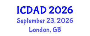International Conference on Dementia and Alzheimer's Disease (ICDAD) September 23, 2026 - London, United Kingdom International Conference on Dementia and Alzheimer's Disease (ICDAD) September 23, 2026 - London, United Kingdom
