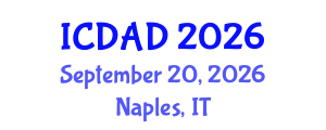 International Conference on Dementia and Alzheimer's Disease (ICDAD) September 20, 2026 - Naples, Italy International Conference on Dementia and Alzheimer's Disease (ICDAD) September 20, 2026 - Naples, Italy