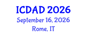 International Conference on Dementia and Alzheimer's Disease (ICDAD) September 16, 2026 - Rome, Italy International Conference on Dementia and Alzheimer's Disease (ICDAD) September 16, 2026 - Rome, Italy