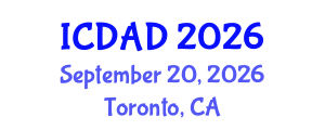 International Conference on Dementia and Alzheimer's Disease (ICDAD) September 20, 2026 - Toronto, Canada International Conference on Dementia and Alzheimer's Disease (ICDAD) September 20, 2026 - Toronto, Canada