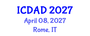 International Conference on Dementia and Alzheimer's Disease (ICDAD) April 08, 2027 - Rome, Italy International Conference on Dementia and Alzheimer's Disease (ICDAD) April 08, 2027 - Rome, Italy